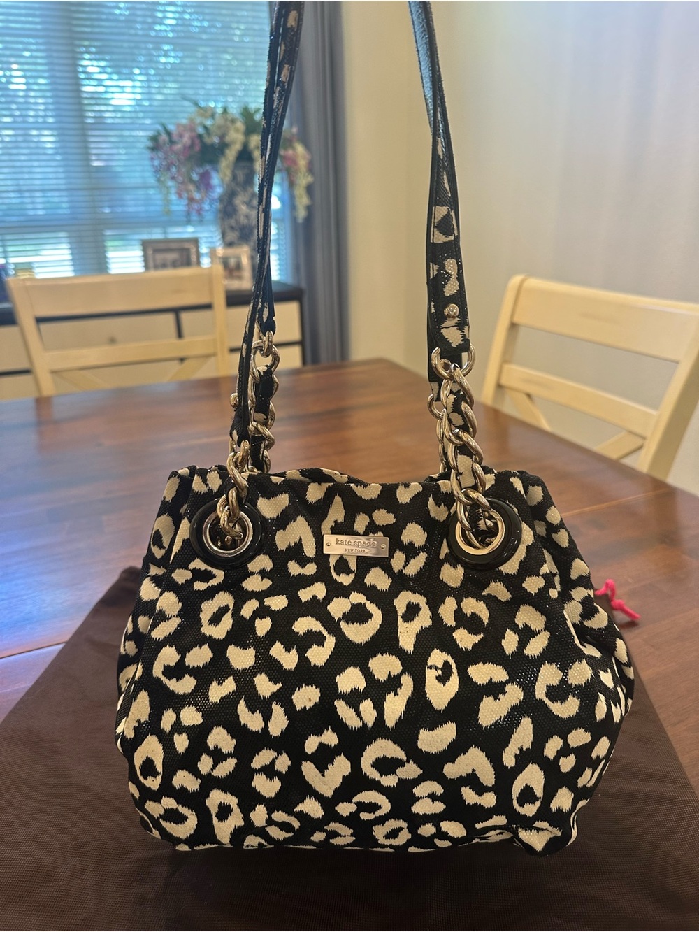 Kate Spade New York Lindenwood Elena Tote In Ocelot Print